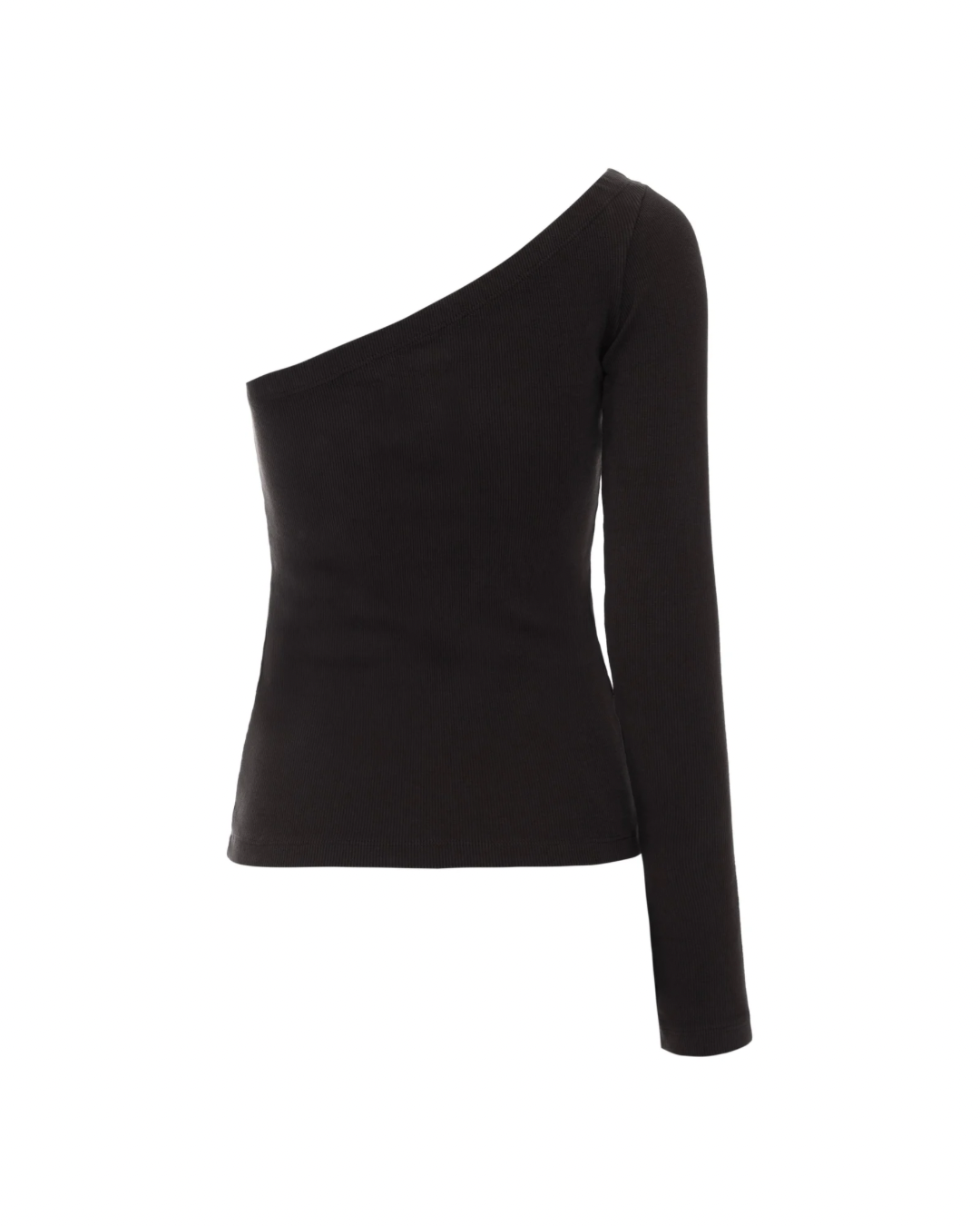 Blusa Um Ombro Só Preta