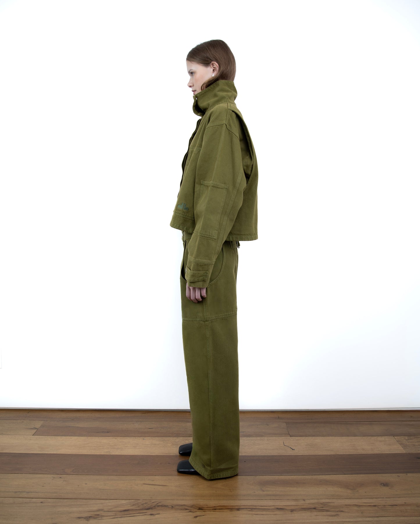 Jaqueta Boxy Verde