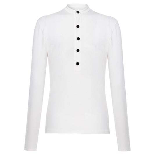 Blusa Manga Longa COLLAB Malczewski Branca