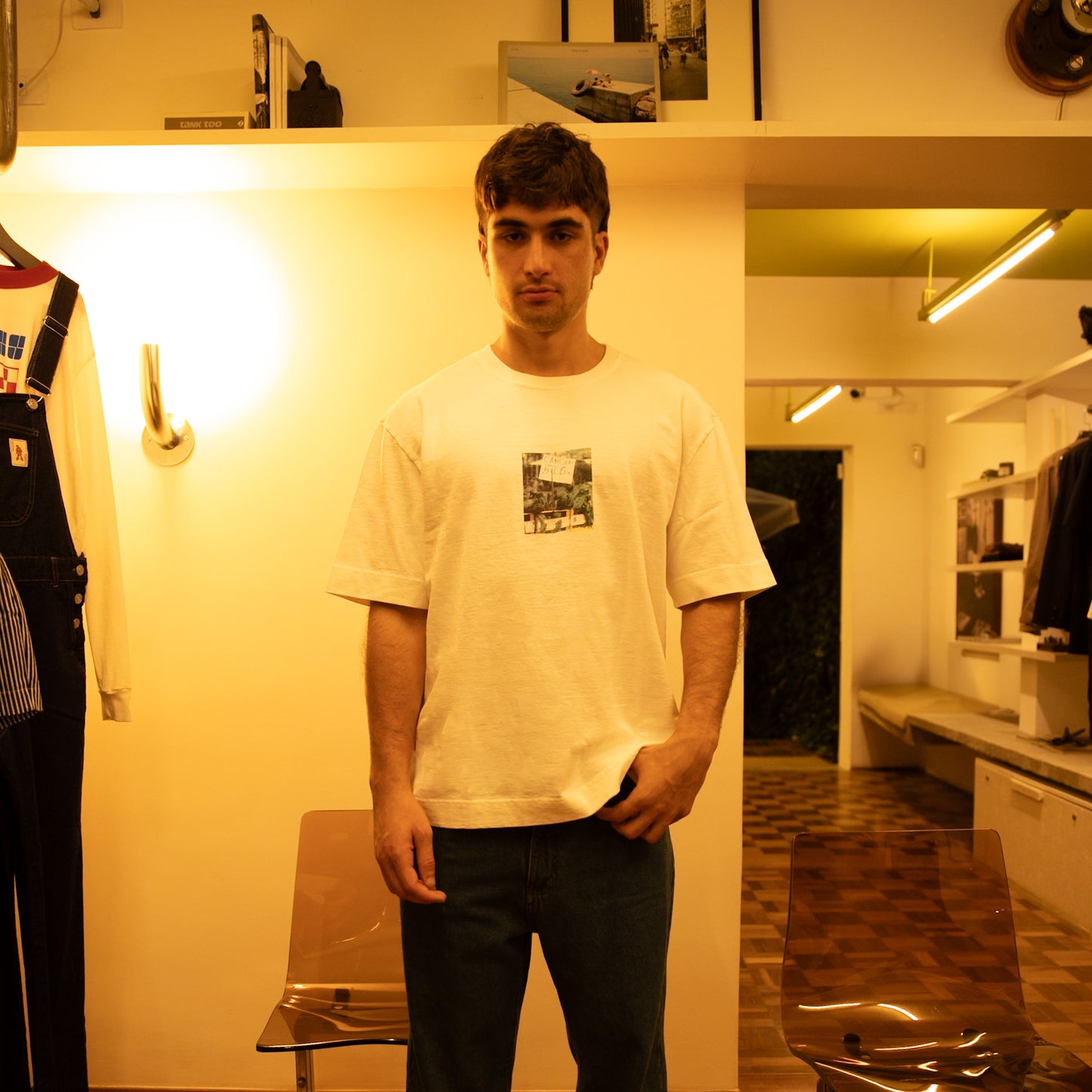 Camiseta Carciofi Analogic Off- White Unissex