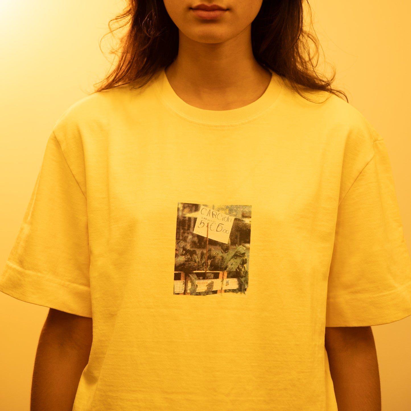 Camiseta Carciofi Analogic Manteiga Unissex