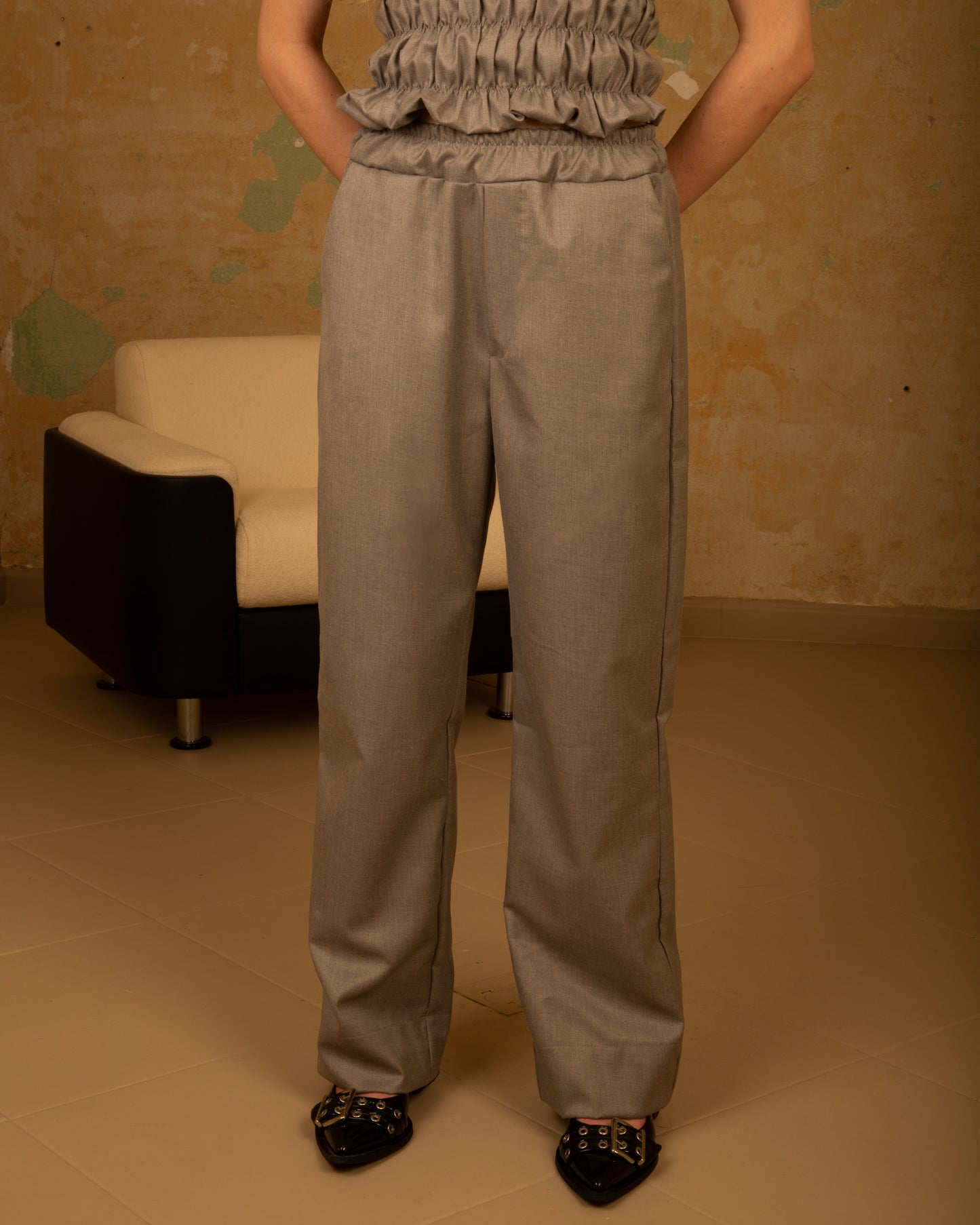 Calça Pijama Cinza