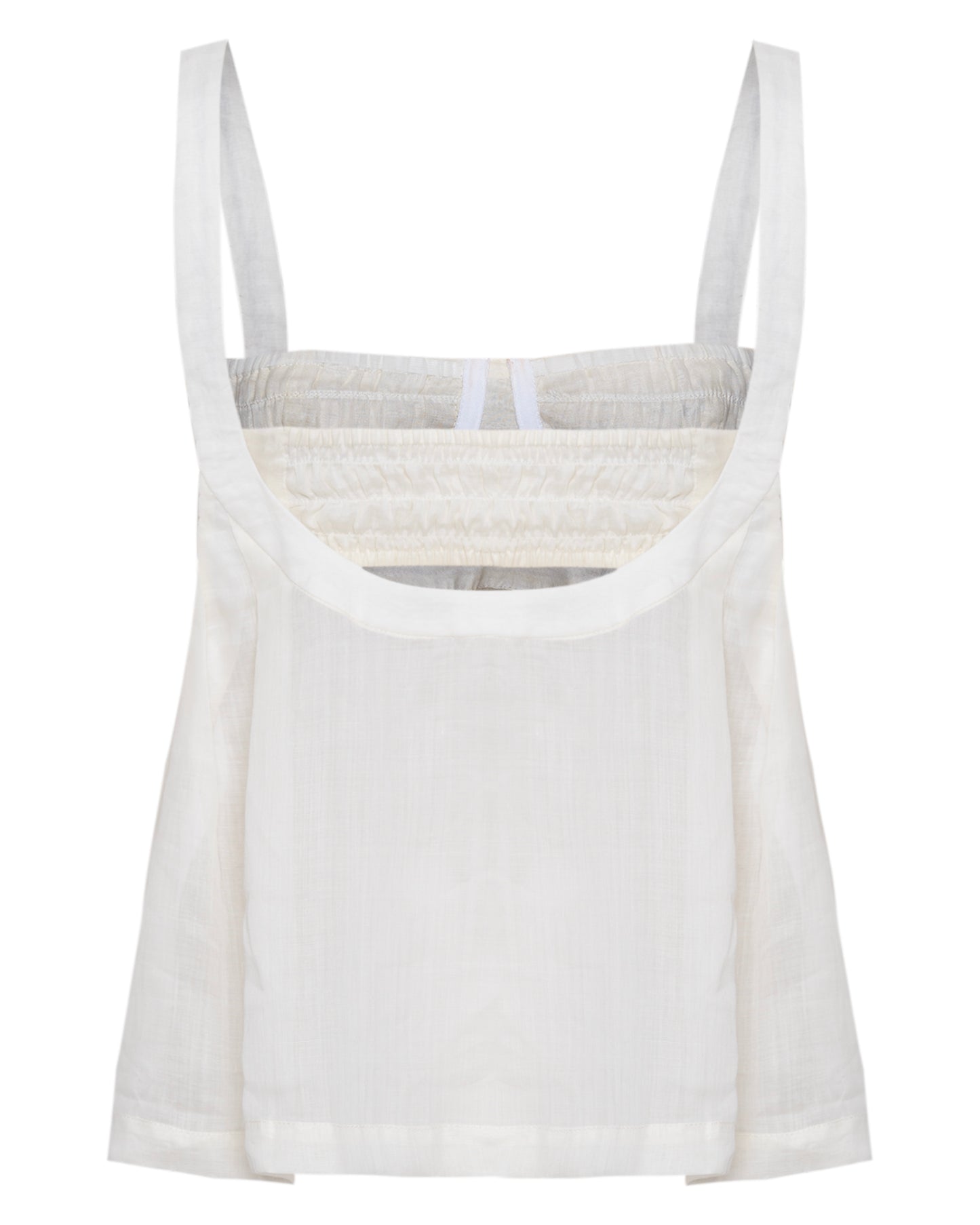 Blusa Voil de Linho Off White