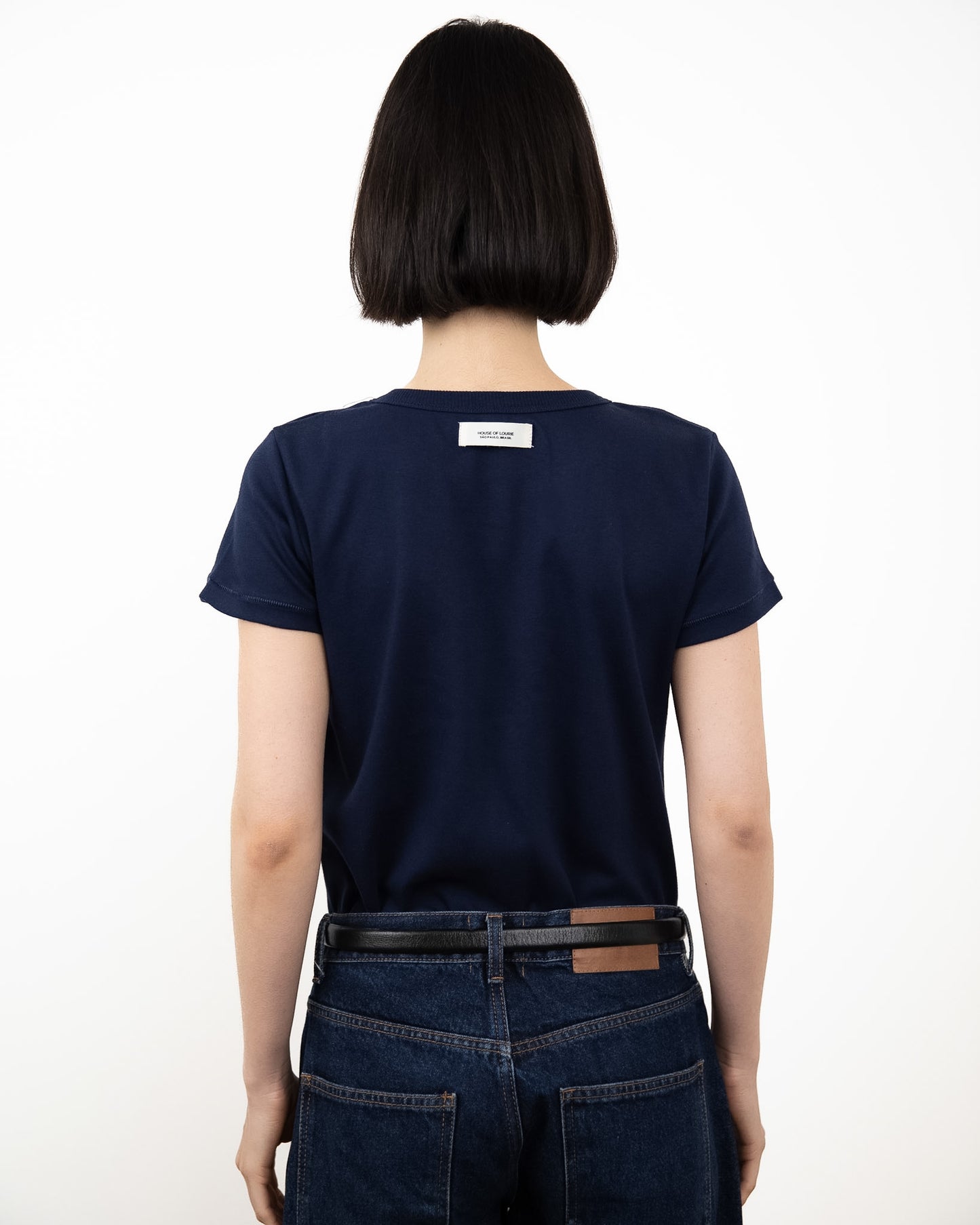 Baby Tee Azul Marinho