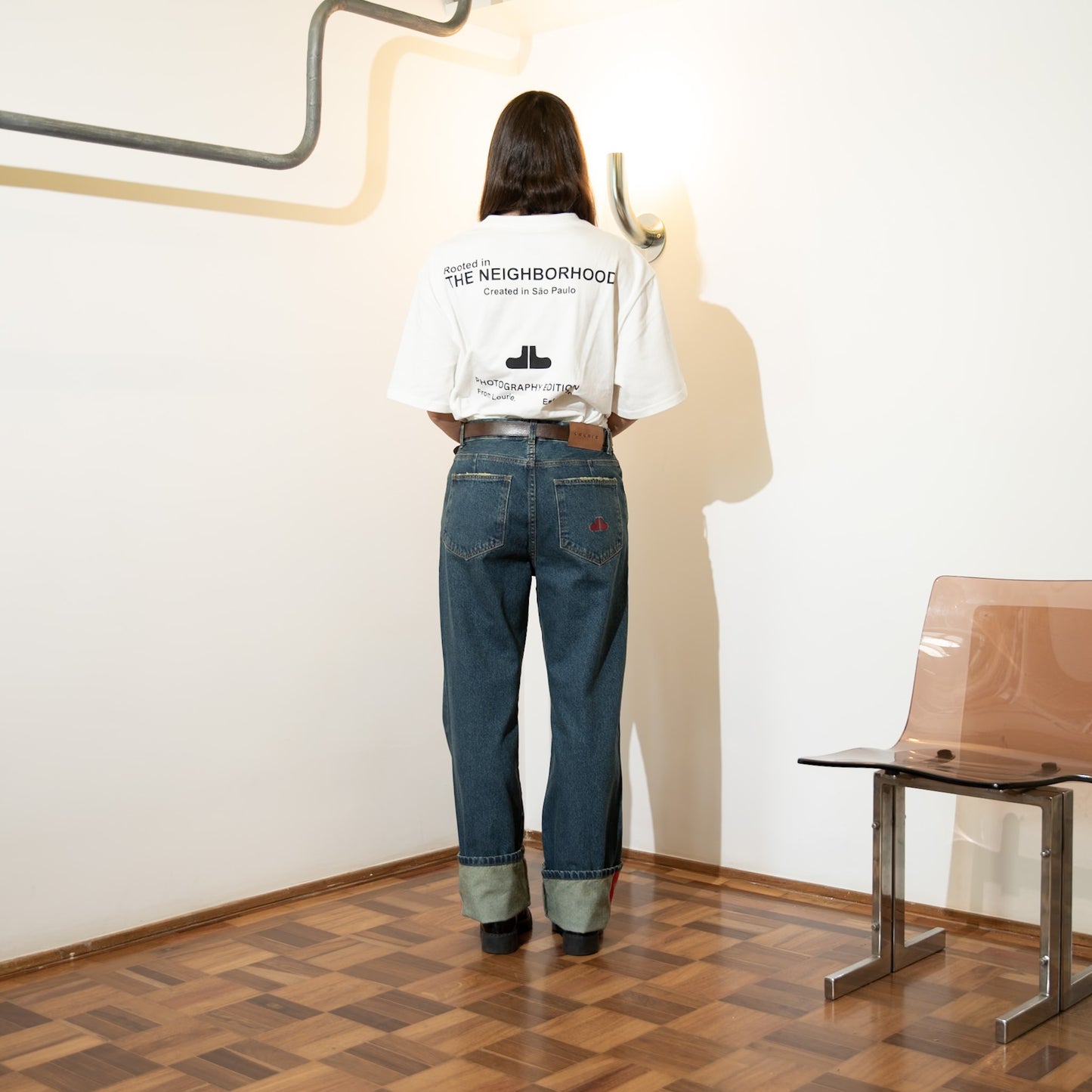 Calça Jeans Logo