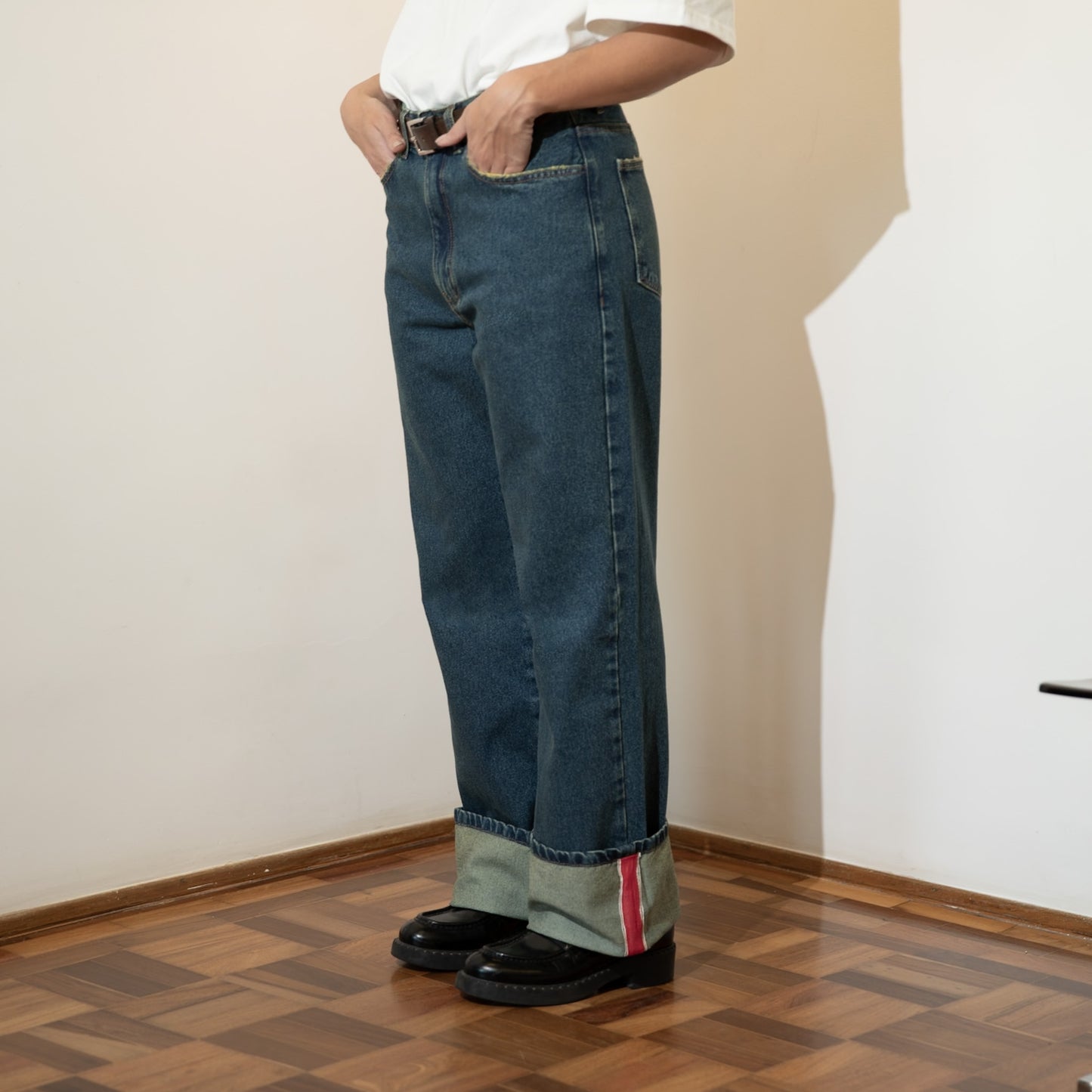 Calça Jeans Logo
