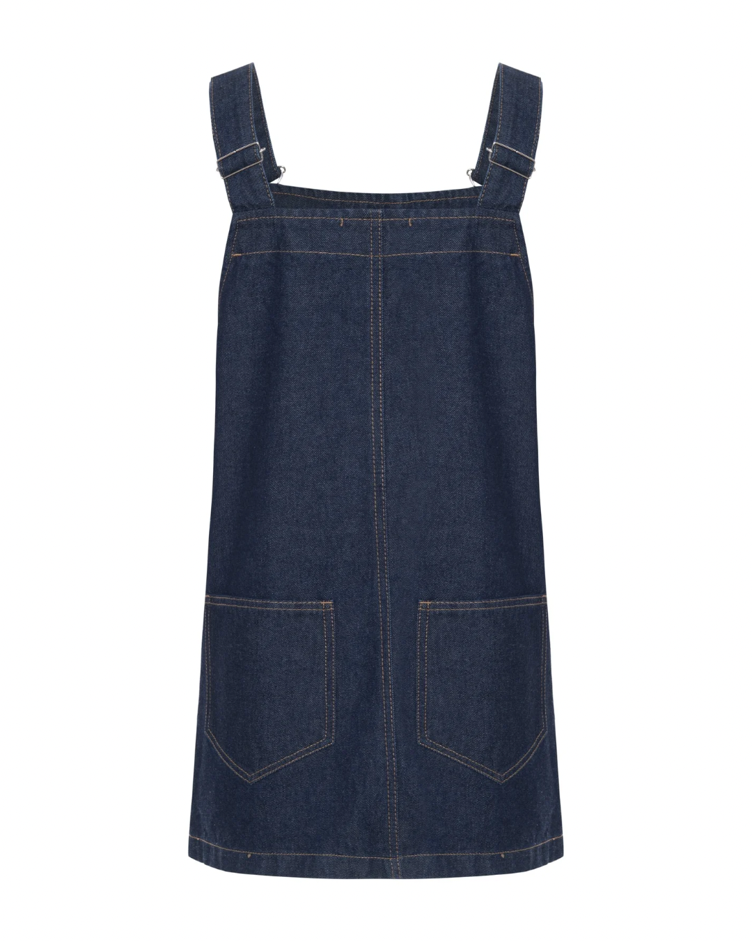Vestido Jardineira Jeans