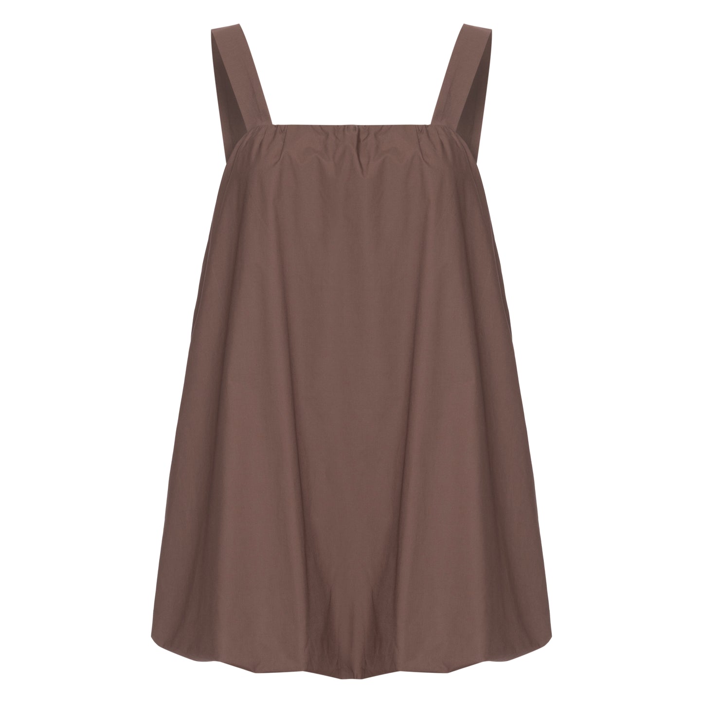 Vestido Balloon Marrom