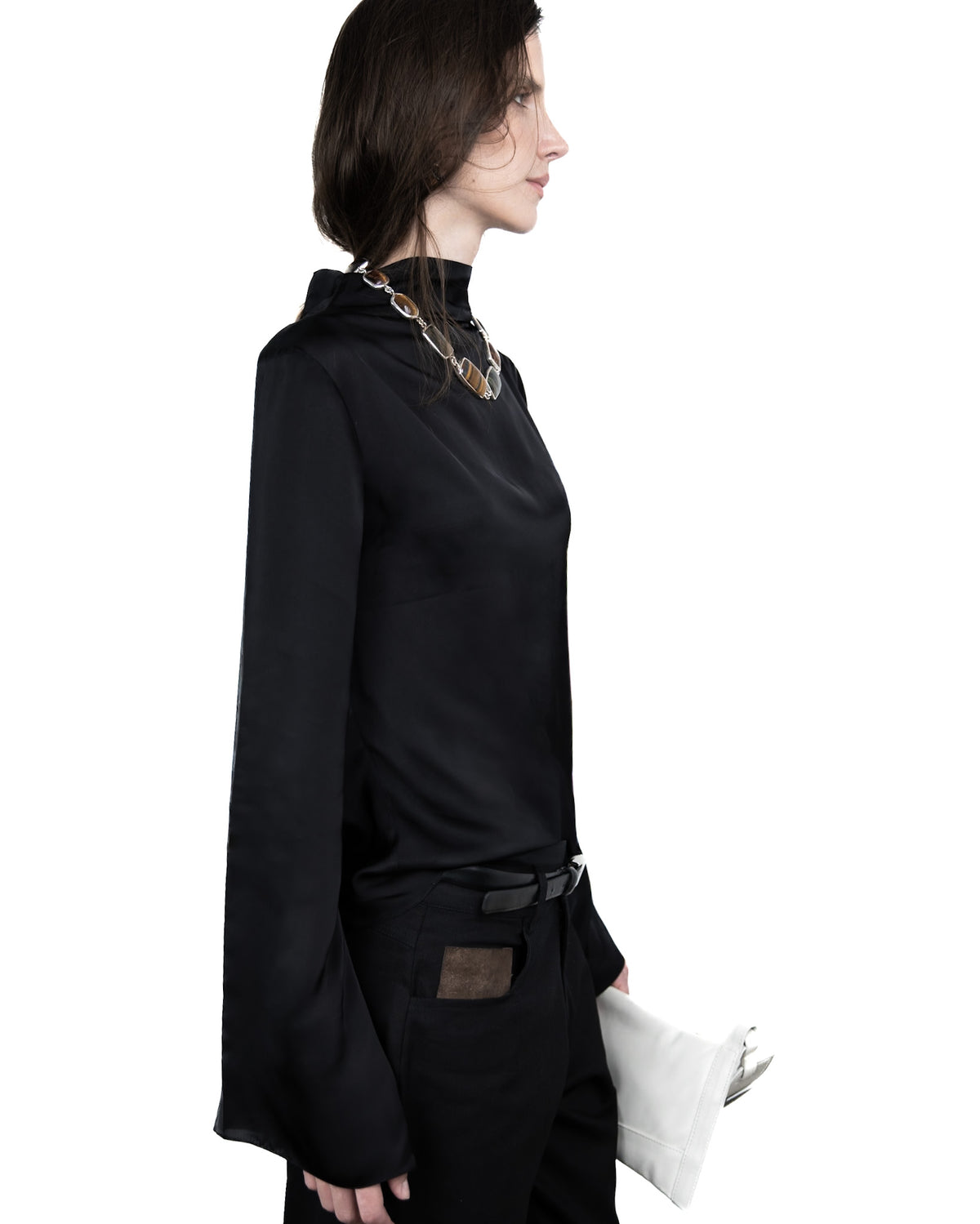 Blusa Dégagé Preta