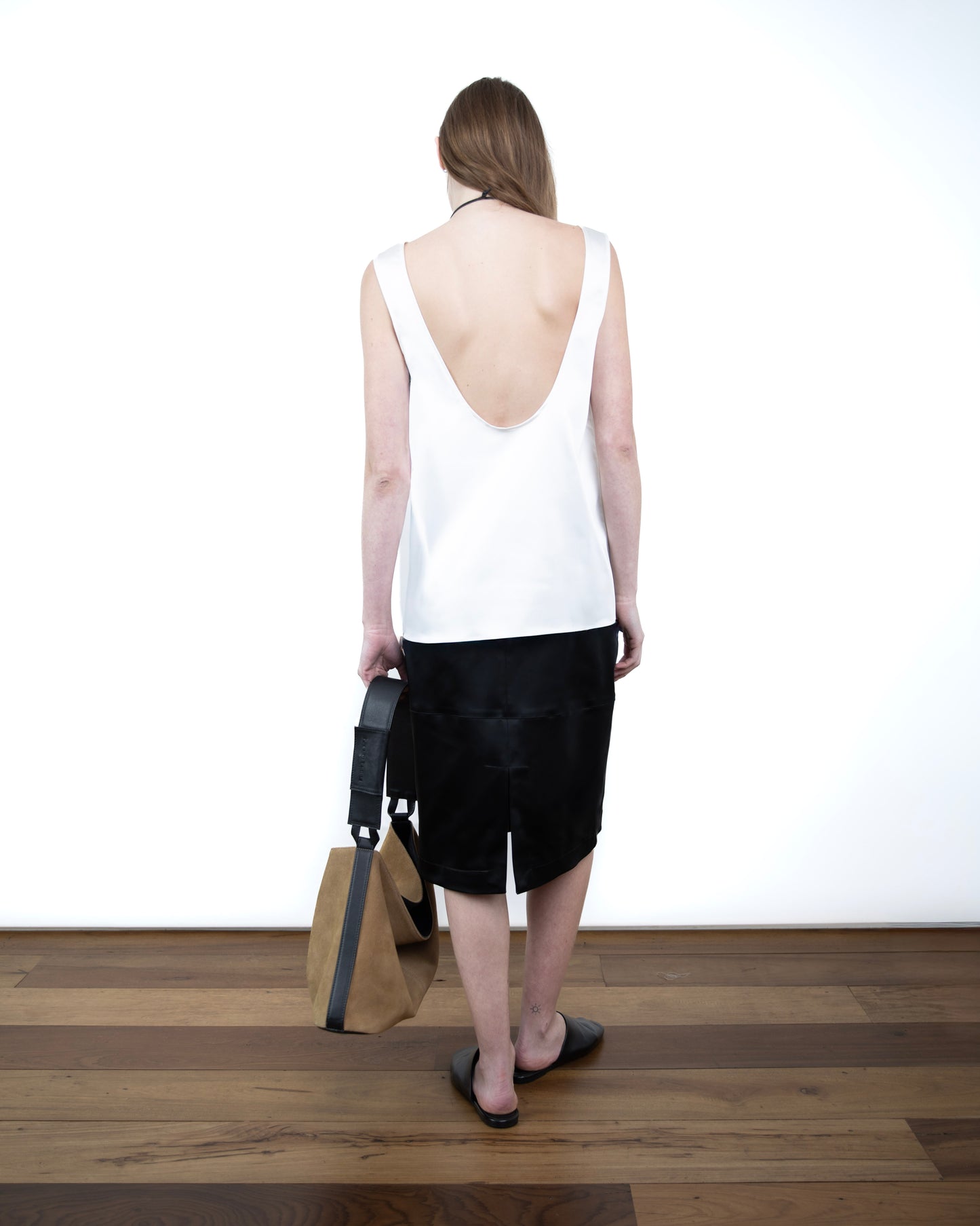 Regata Instinto Acetinada Off-White