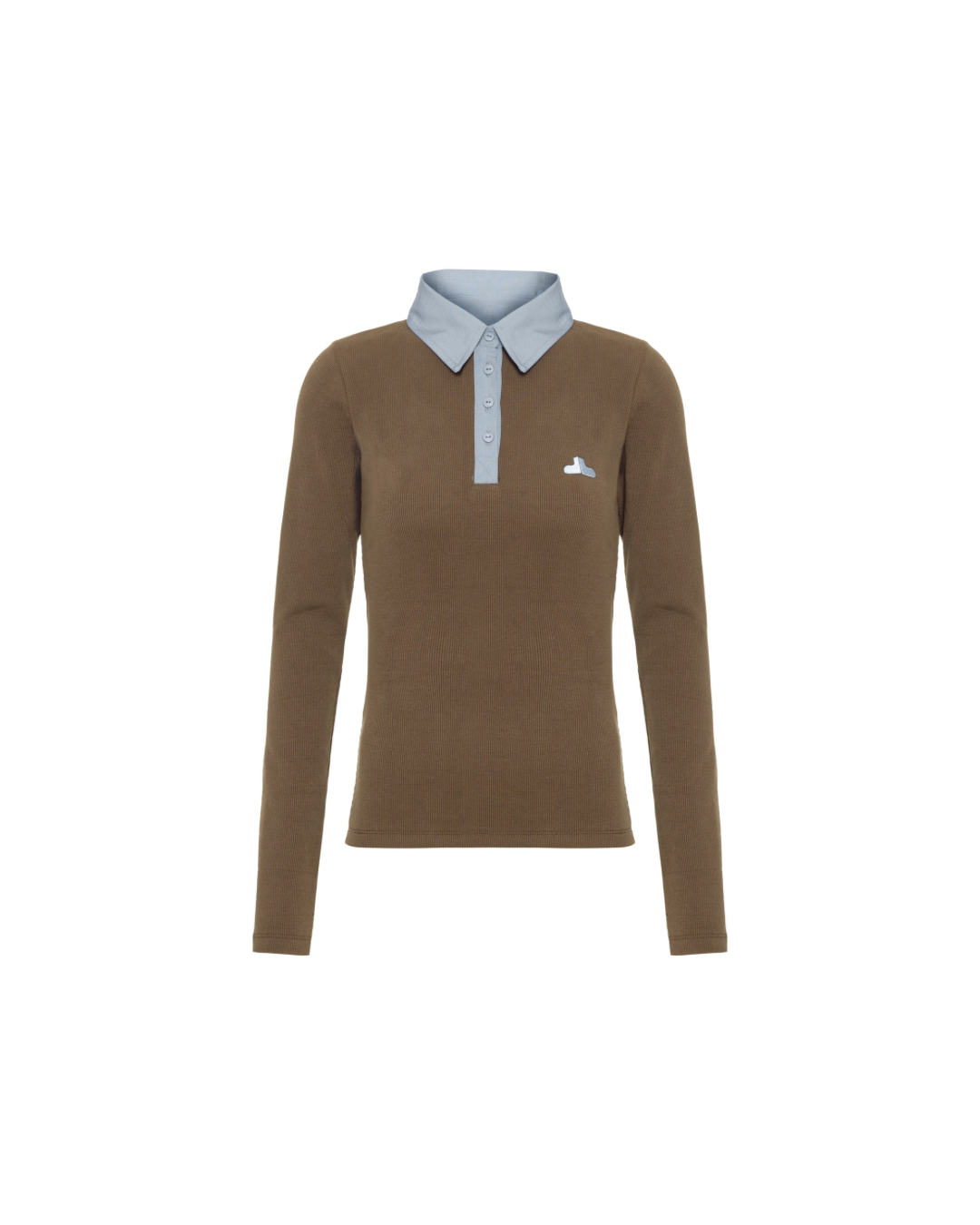 Polo Logo Marrom