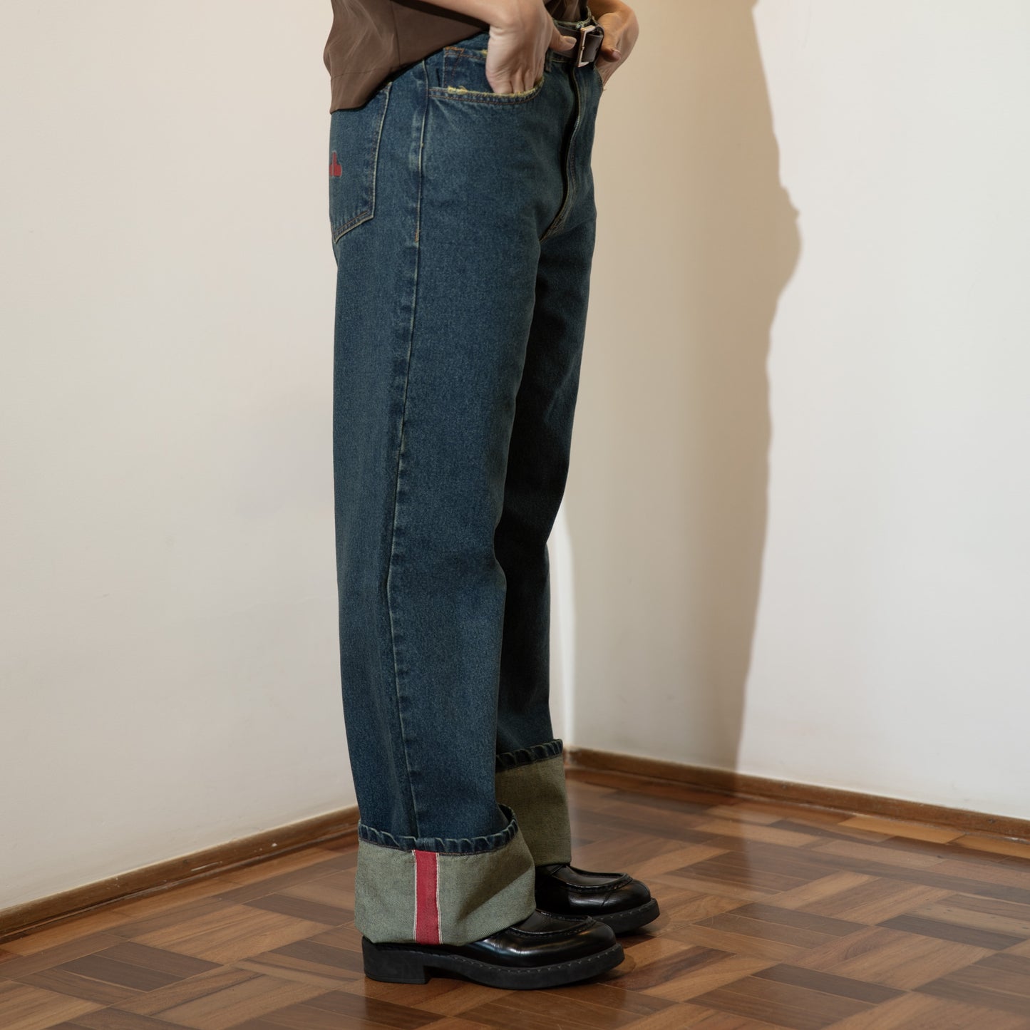 Calça Jeans Logo