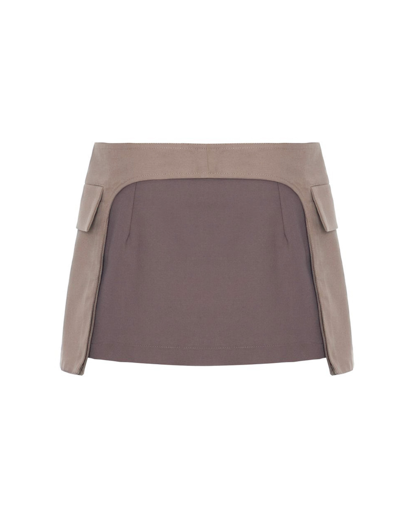 Saia Utilitária Cinza e Chá