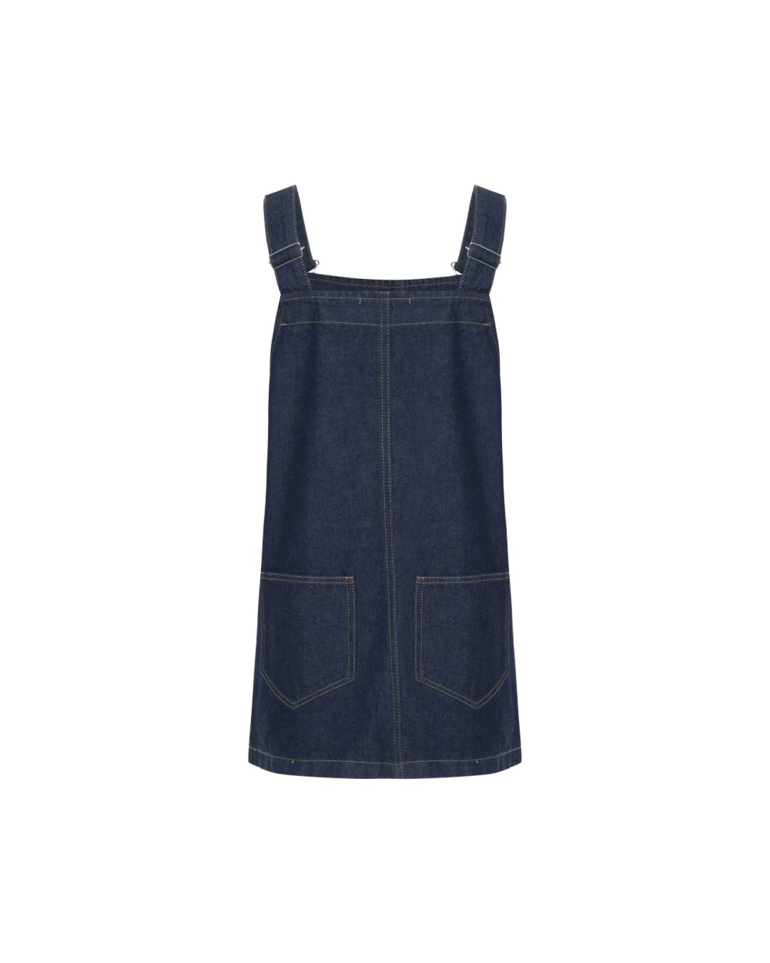 Vestido Jardineira Jeans