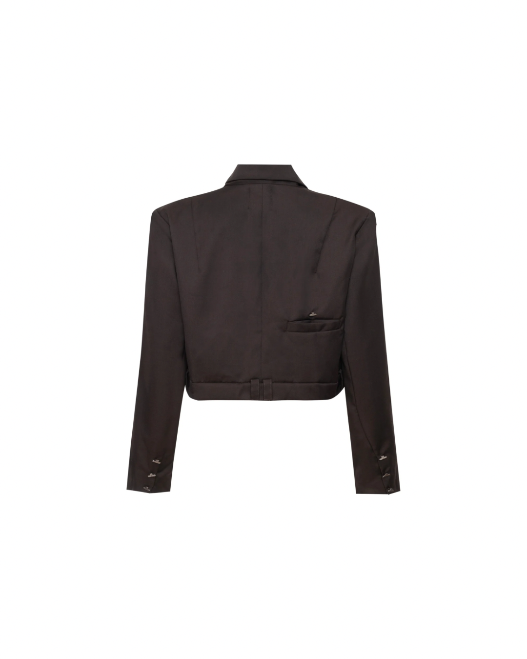 Blazer Cropped Marrom