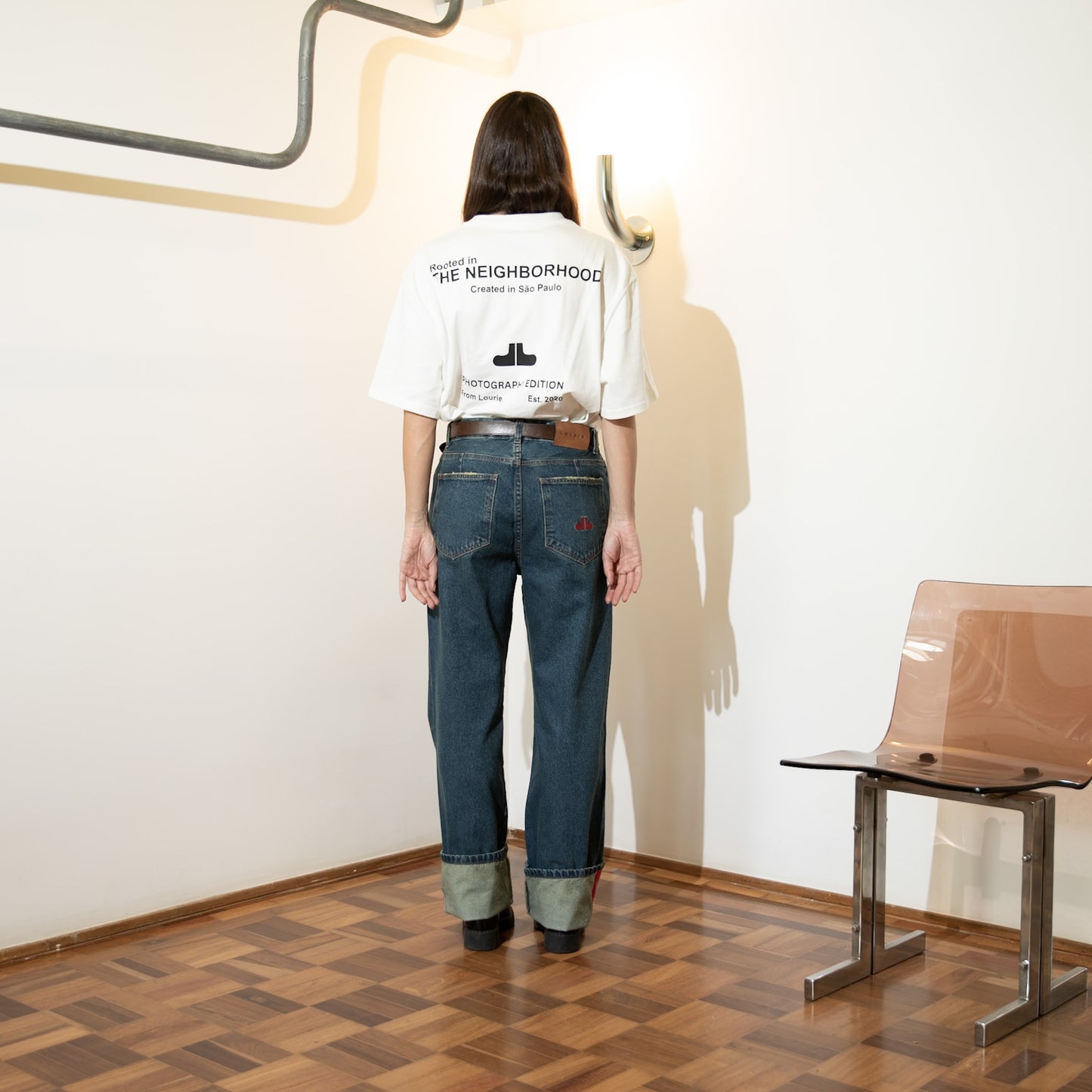 Calça Jeans Logo