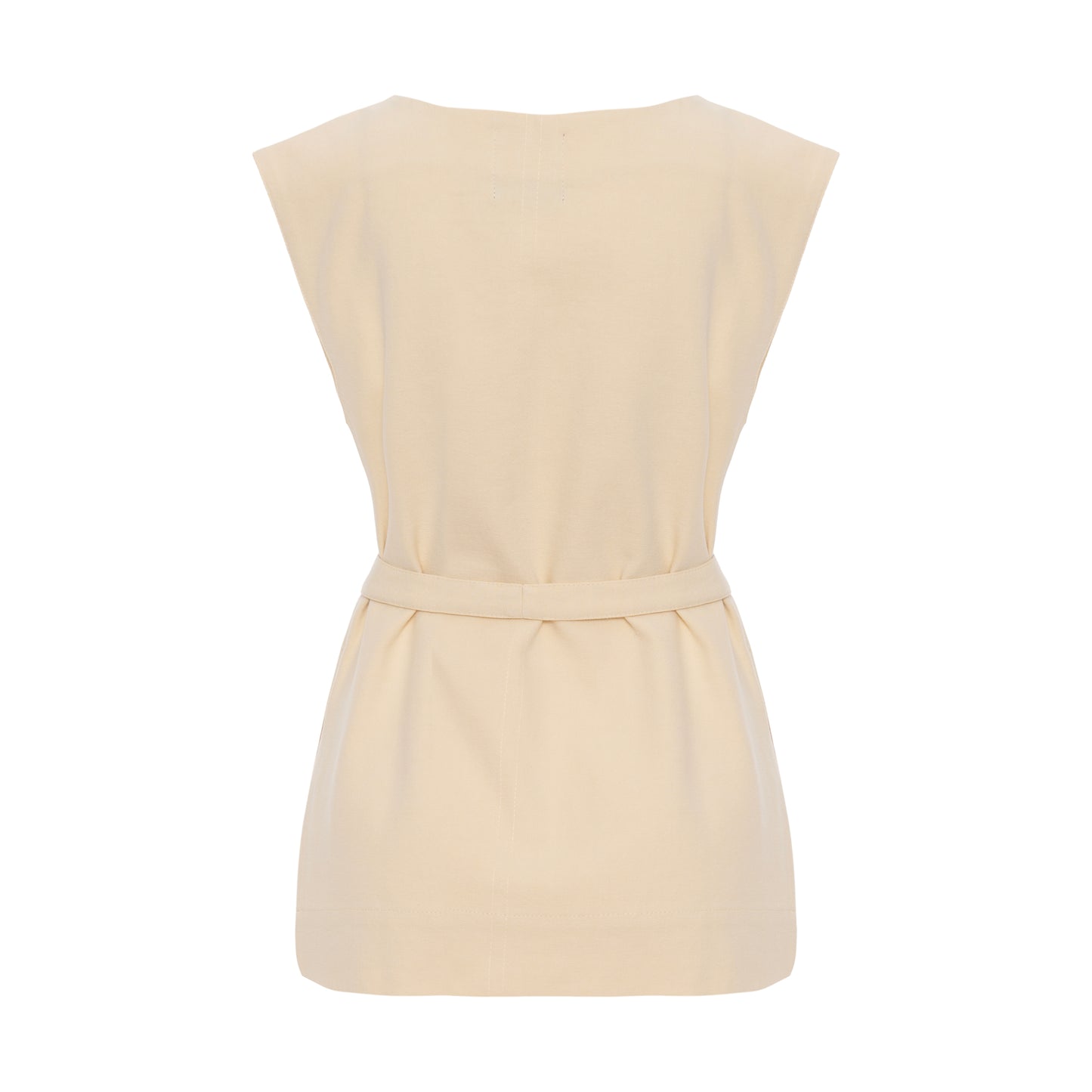 Blusa Cinto Manteiga