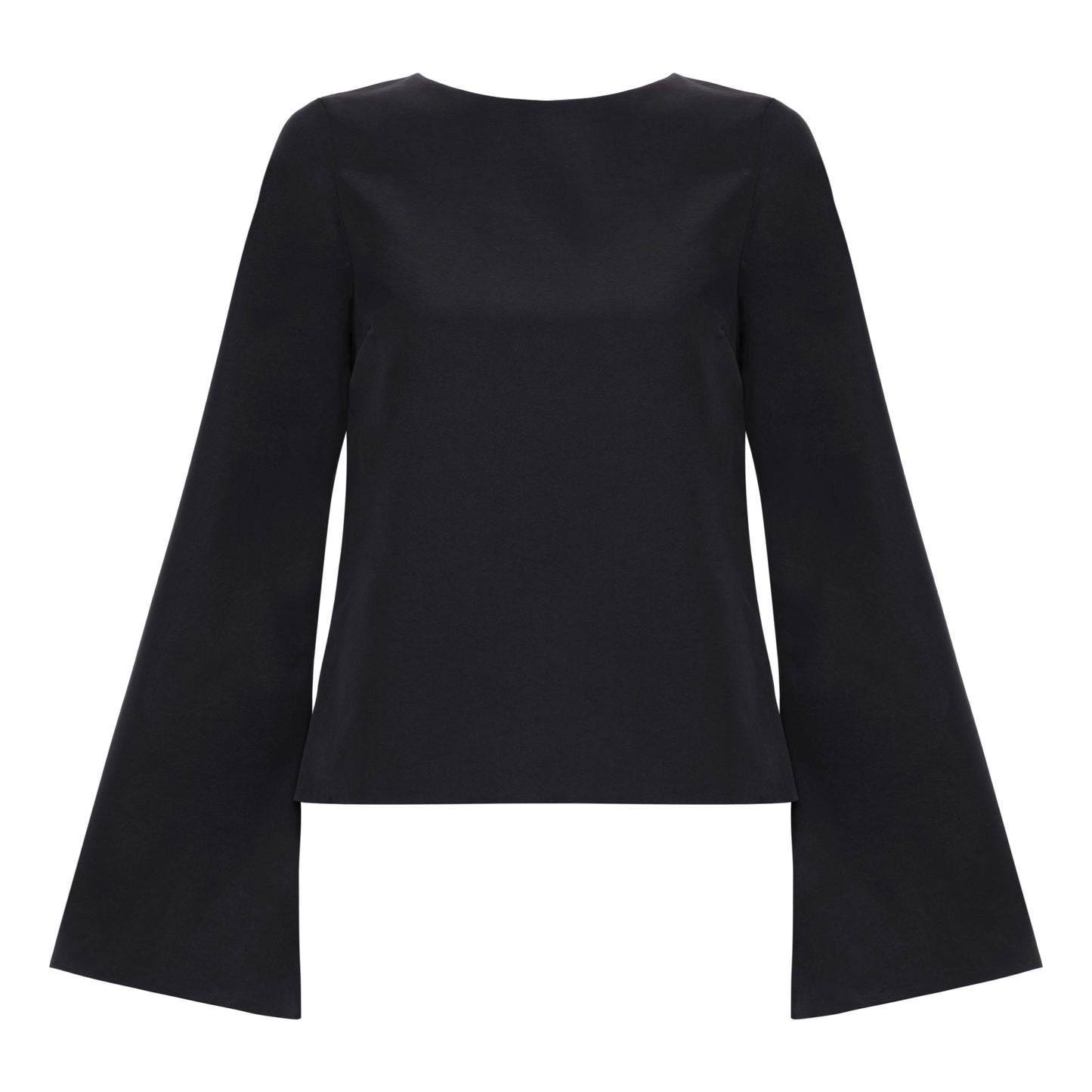 Blusa Cartas Costas Abertas Preta