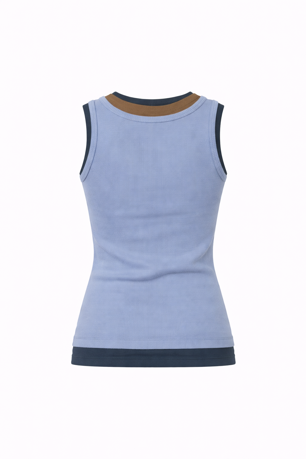 Regata Tripla Azul, Marrom e Cinza