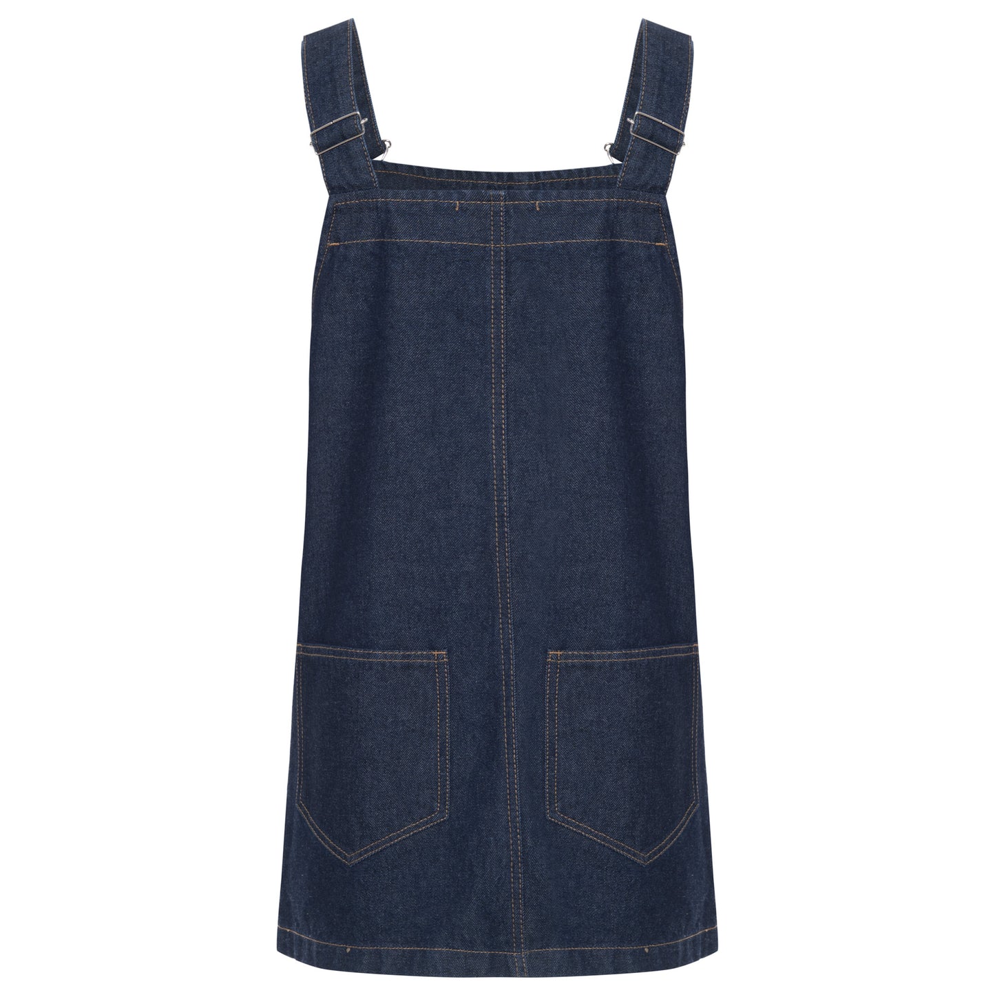 Vestido Jardineira Jeans