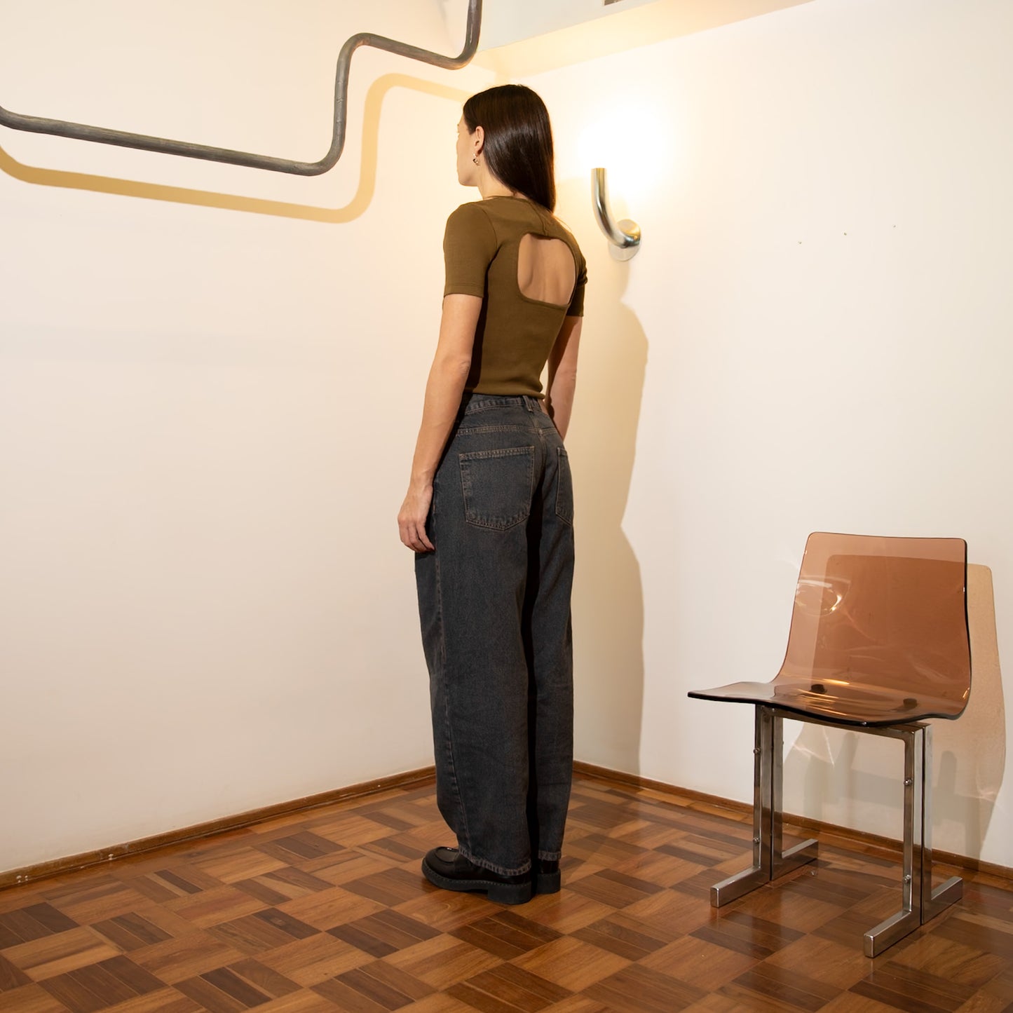 Blusa Quadrada Oliva