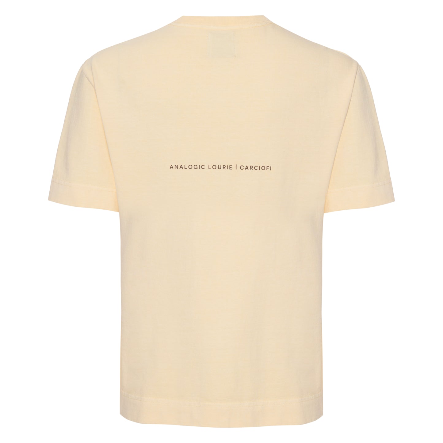 Camiseta Carciofi Analogic Manteiga Unissex