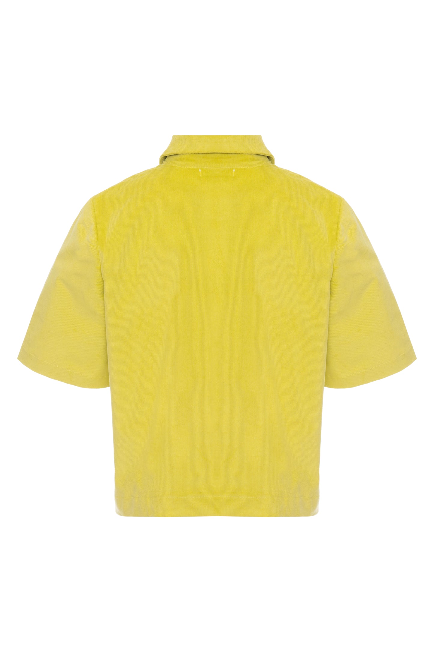 Polo Cotelê Amarelo