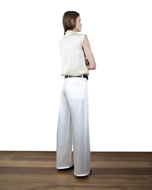 Calça Acetinada Off-White