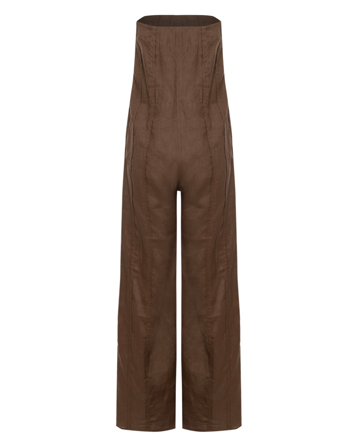 Macacão Linho Marrom