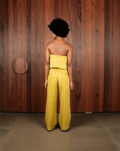 Calça Pijama Linho Verde