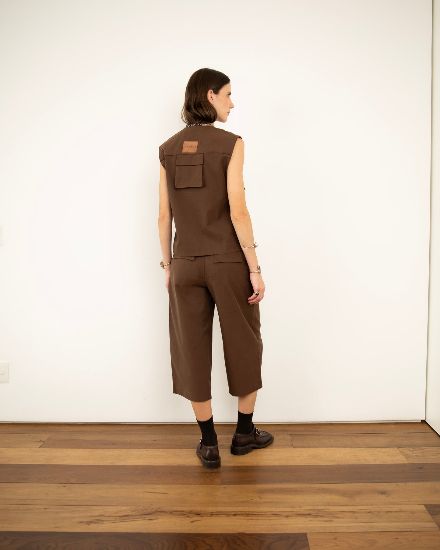 Bermuda Comprida Marrom