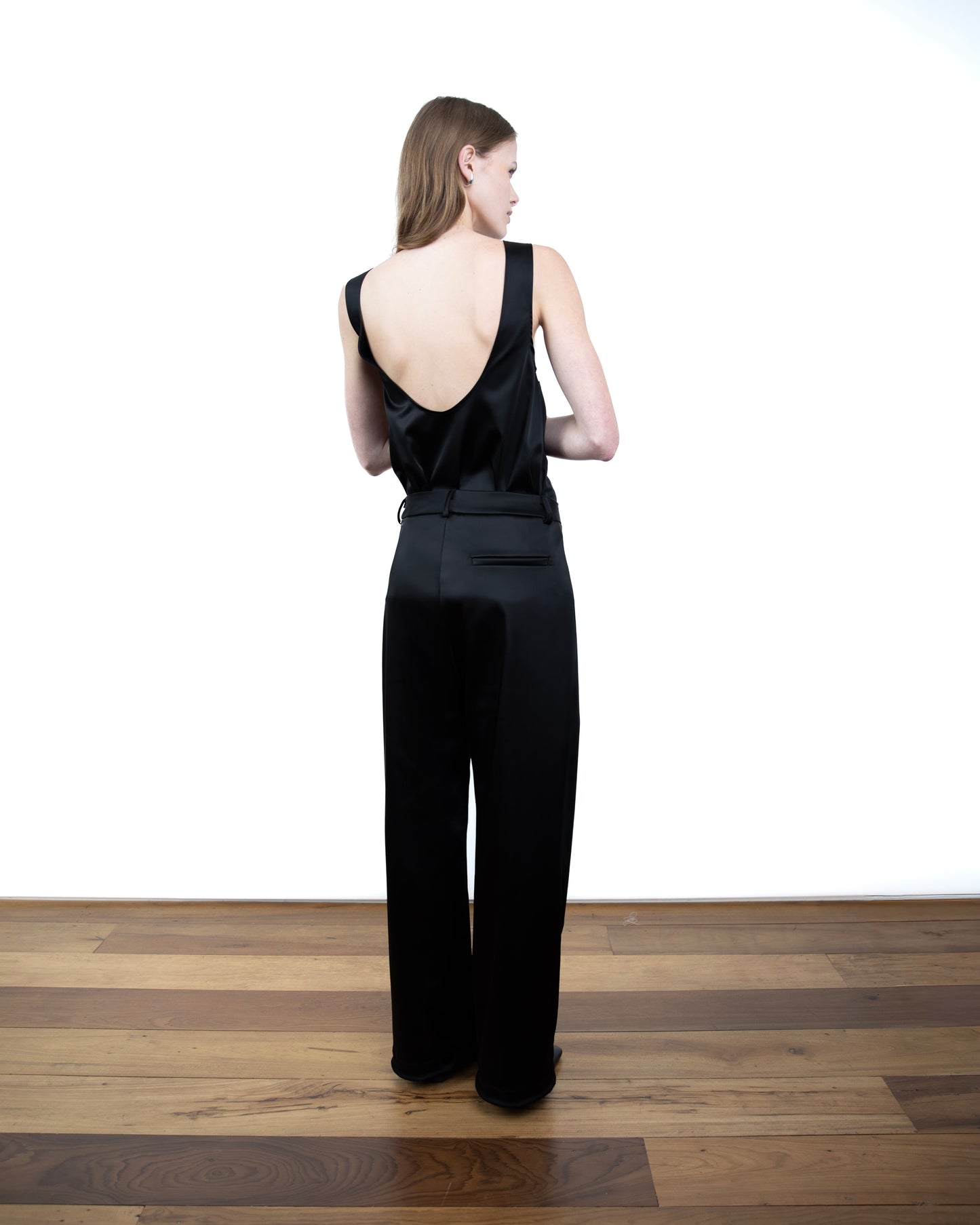 Calça Acetinada Preta