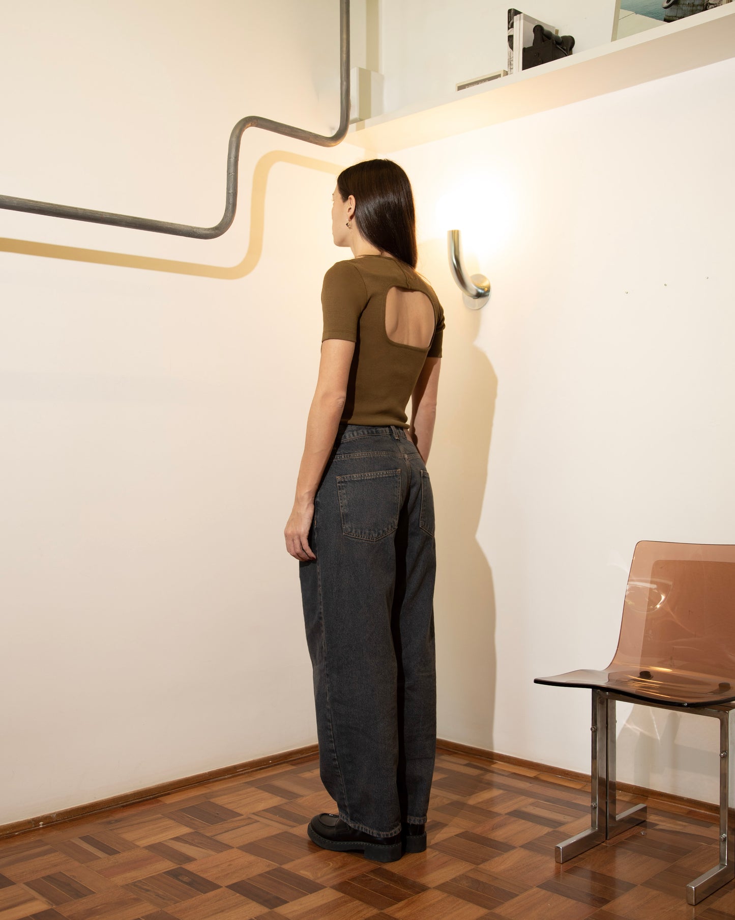 Blusa Quadrada Oliva