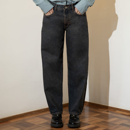 Calça Balloon Jeans Marrom