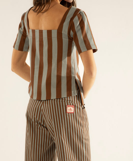 Scandi Top Listrado