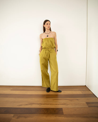 Calça Pijama Linho Verde