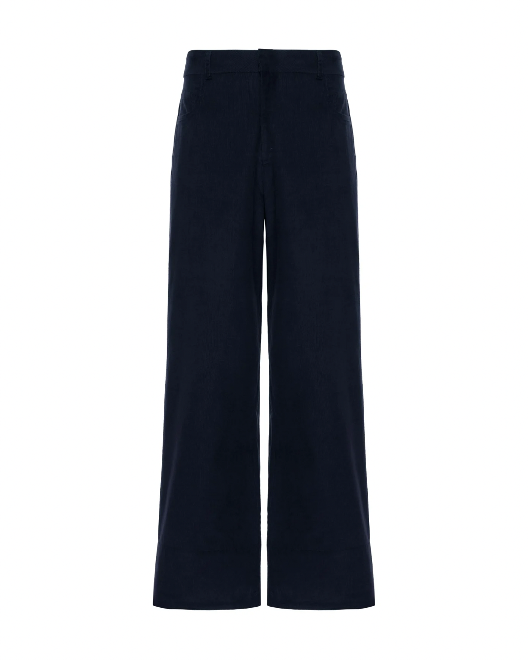 Calça Veludo Cotelê Preta Unissex