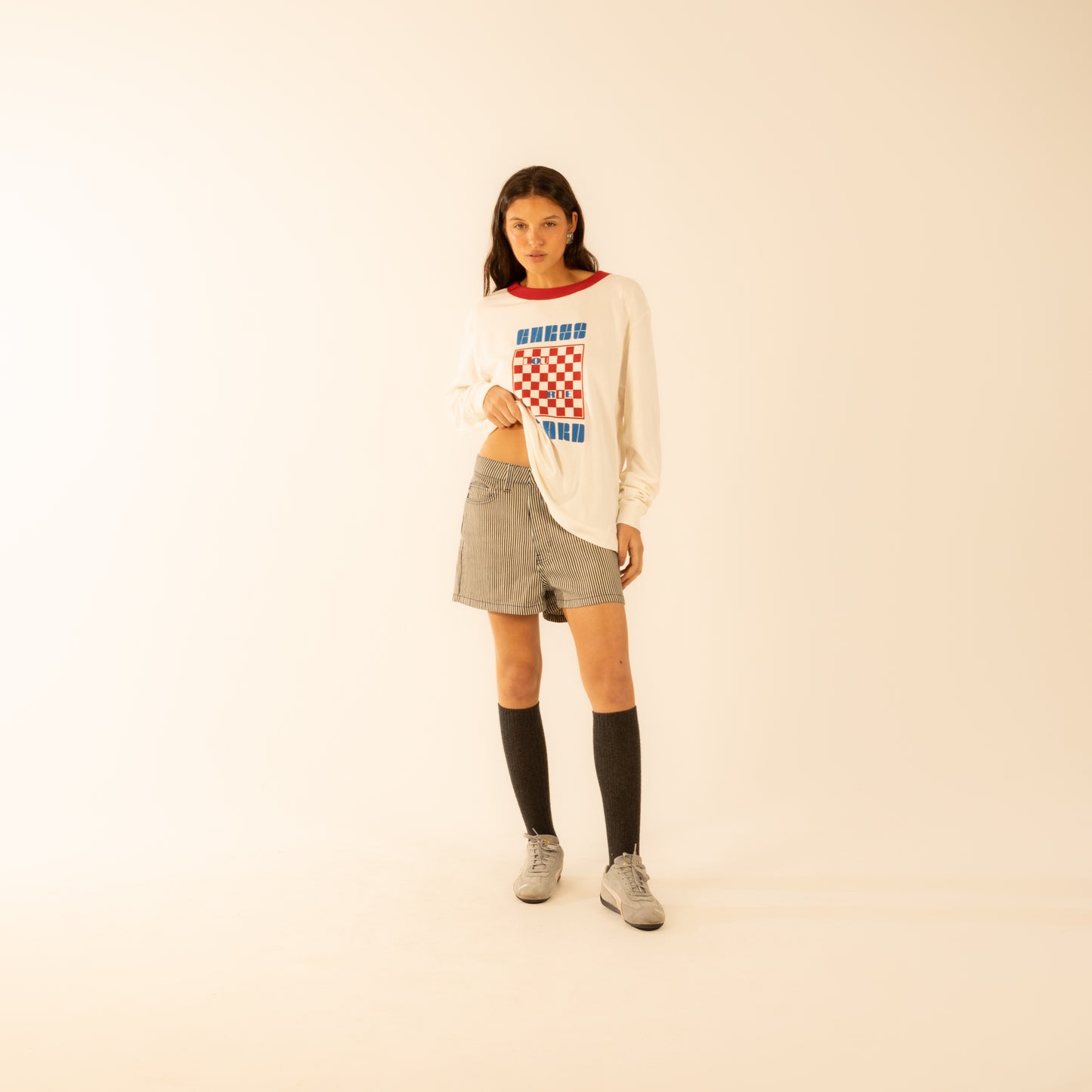 Shorts Jeans Listrado Copenhagen