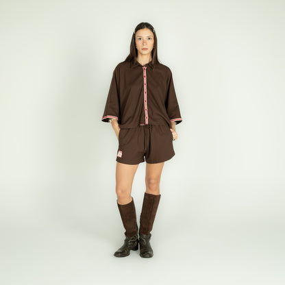 Camisa Teza Marrom