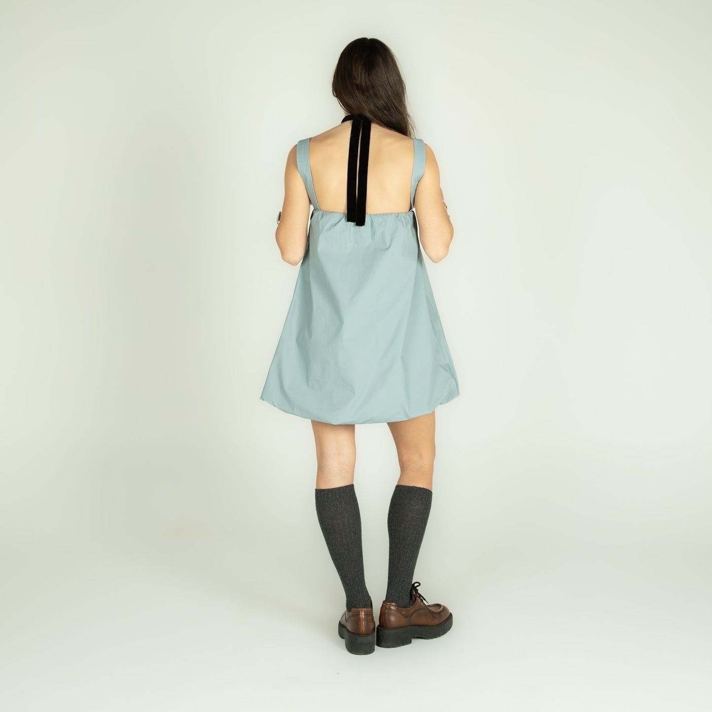 Vestido Balloon Azul