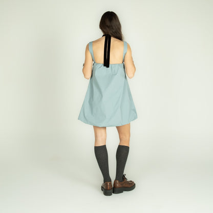 Vestido Balloon Azul
