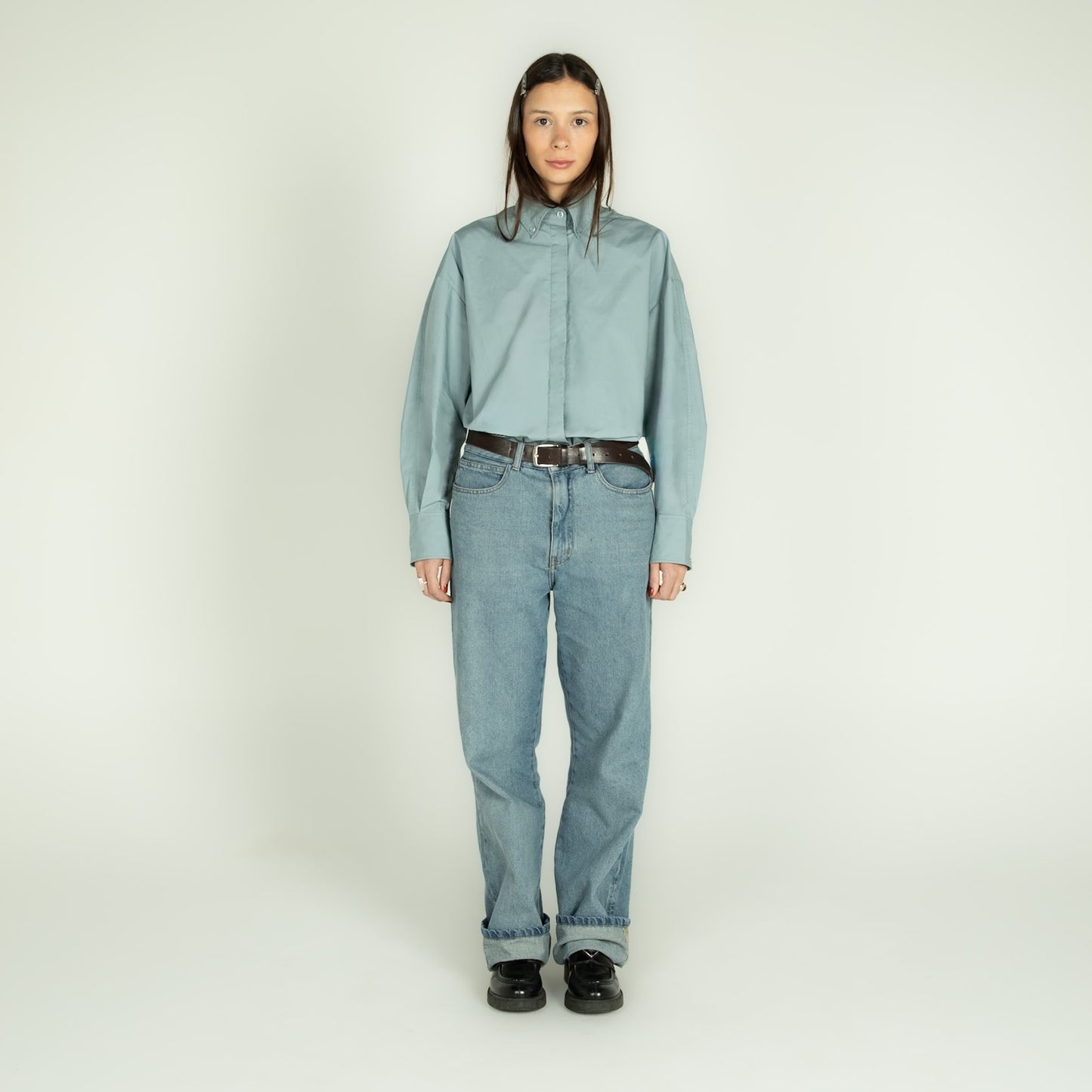Camisa Papel Azul