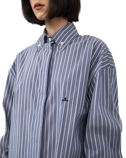 Camisa Tricoline Listrada