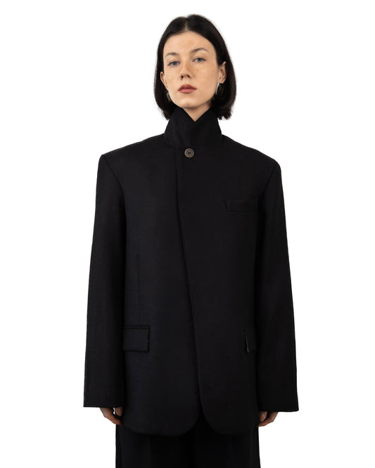 Blazer de Lã Preto