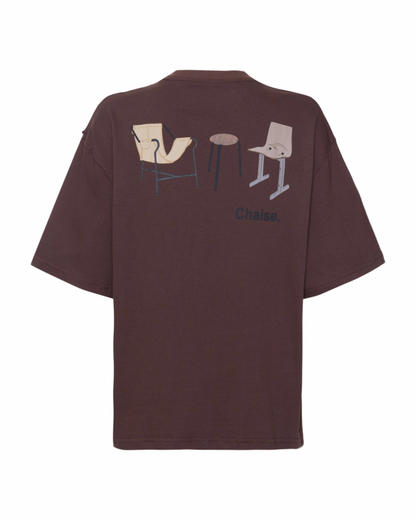 Camiseta Chaise Marrom