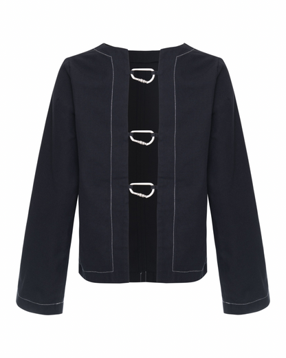 Blusa Mosquetões Preta