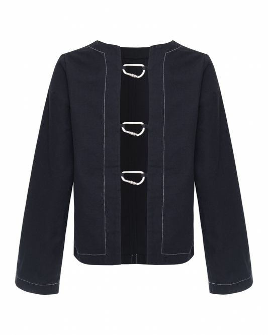 Blusa Mosquetões Preta