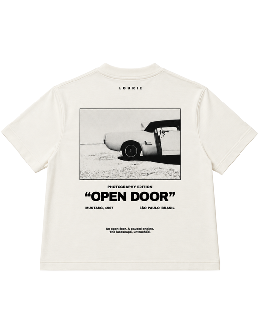 Camiseta Open Door Off-White
