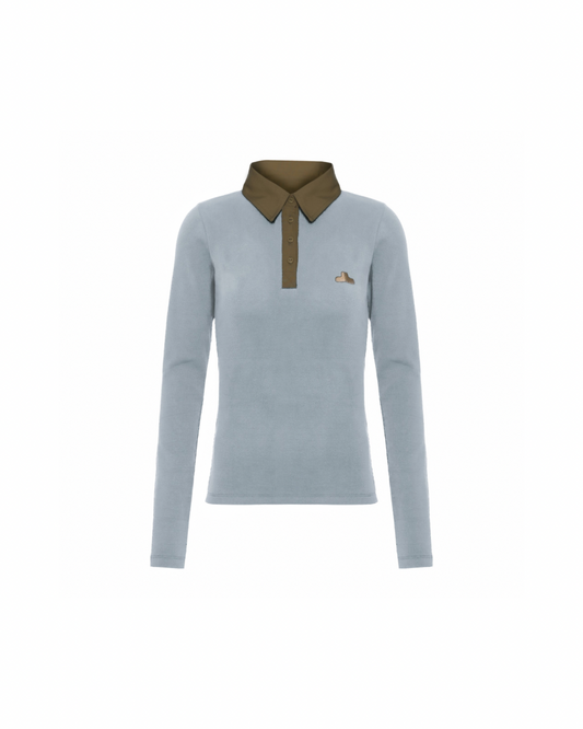 Polo Logo Azul