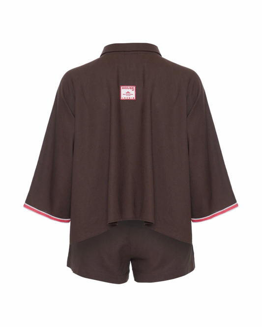 Camisa Teza Marrom